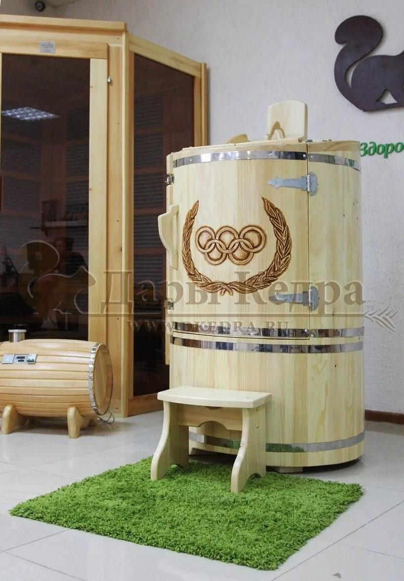 Кедровая бочка (фитобочка) «Олимпийский чемпион»