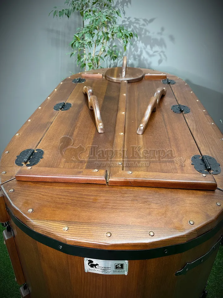 Готовый комплект «Комфорт»: кедровая бочка с парогенератором + био-защита изнутри и снаружи